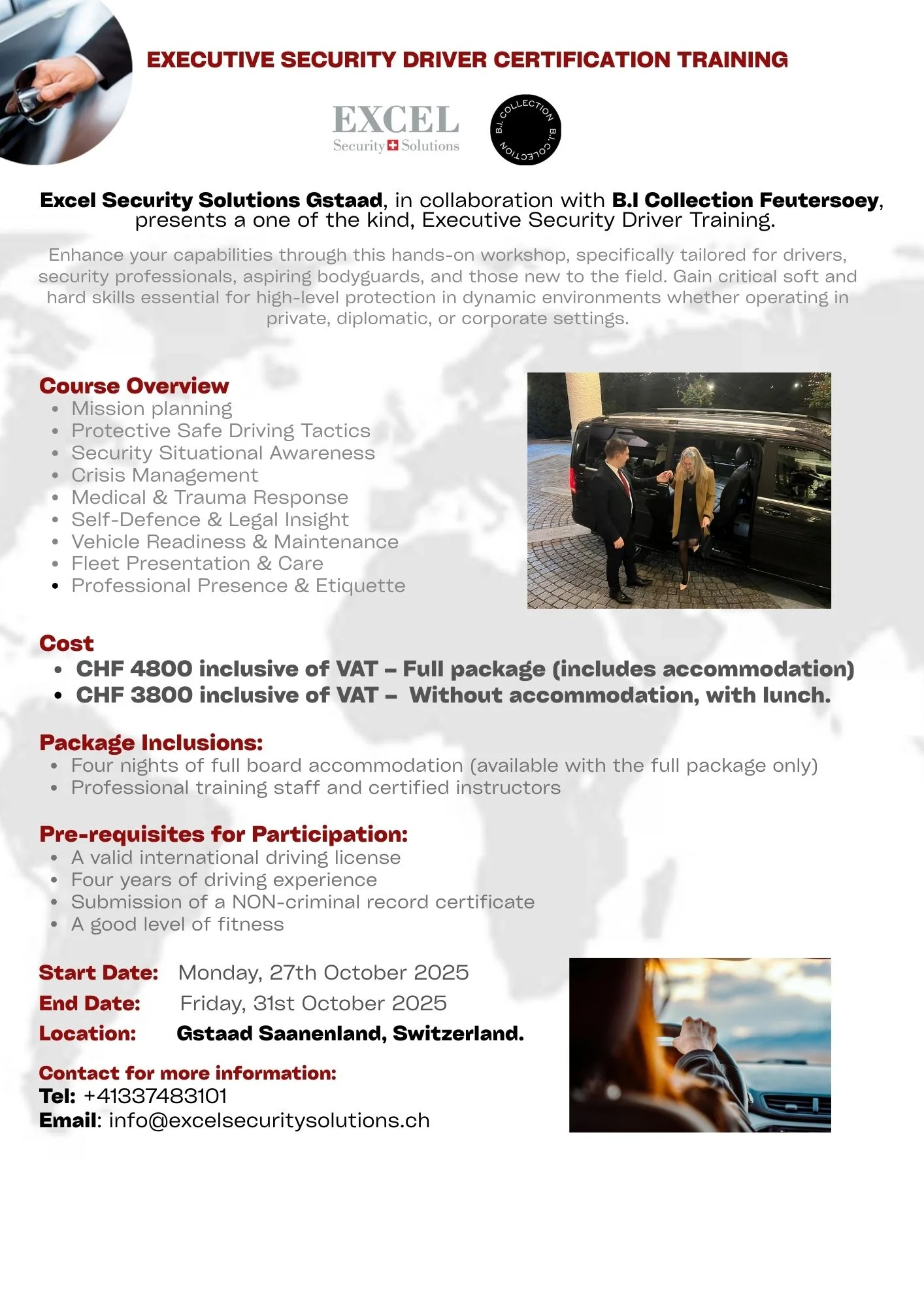 Executive Security Training
